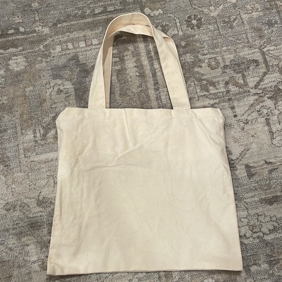 JOHNNY WAS tote bag cream canvas cotton - Picture 4 of 4